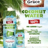 Ochutnávka 100% kokosové vody Grace v Makro Stodůlkách