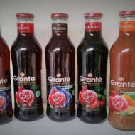 100% přírodní šťávy z granátových jablek značky GRANTE